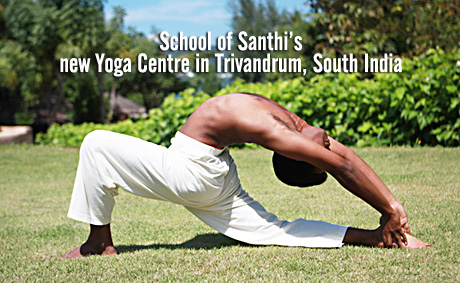 Yoga Teacher Training India  School of Santhi Yoga Teacher Training  Kerala, South India. International Yoga Teacher Certification. TTC 200. TTC  500. TTC 900. Traditional Yoga School in India. Authorized by the Indian  Government.